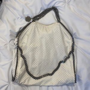 Stella McCartney white perforated bag